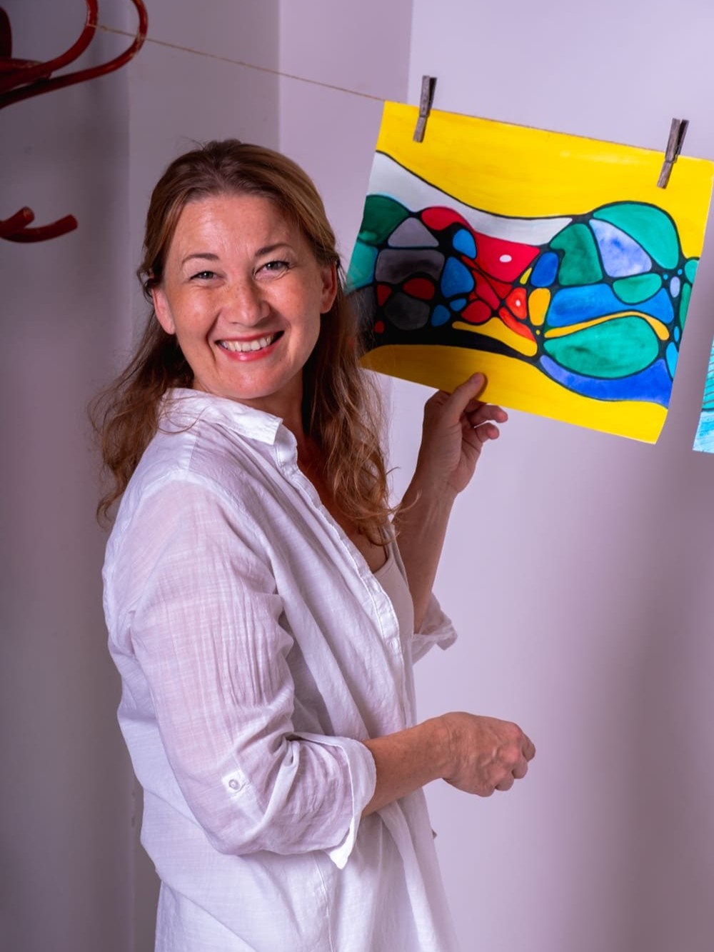 Kateřina Hefny ve svém studiu EMA Poděbrady